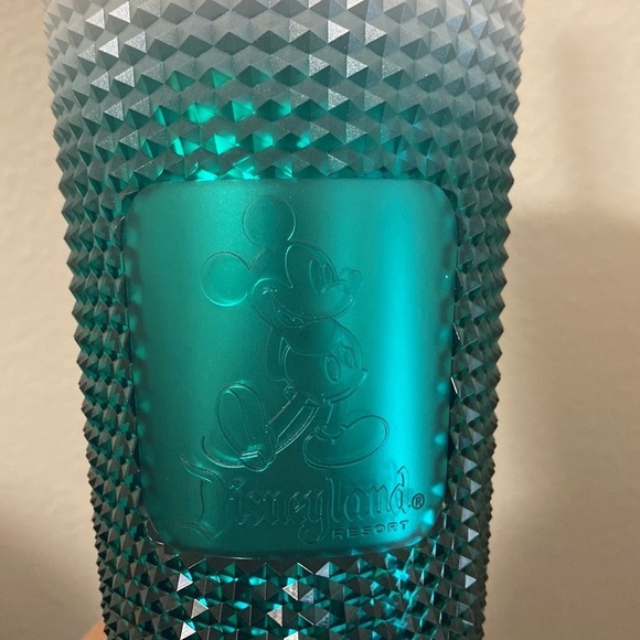 Starbucks Disney Cup Tumbler From Disneyland With Candy Cane Straw Cover 2023 - Picture 8 of 10